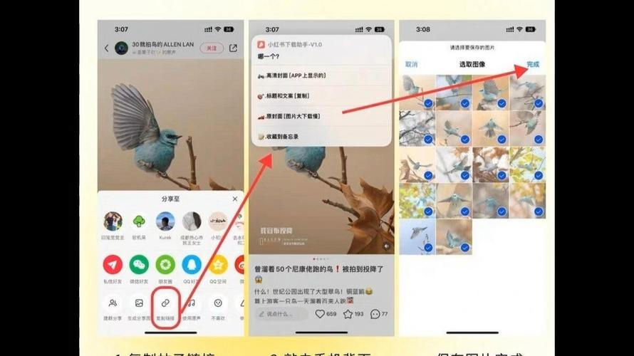 小红书图片下载快捷指令