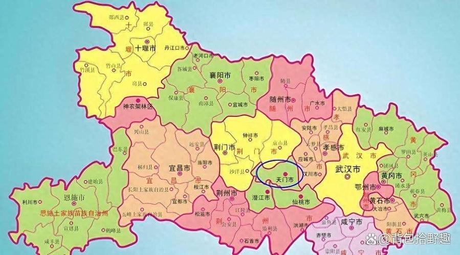 湖北天门市简介地图