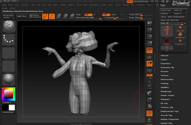手机自由捏人建模软件3d