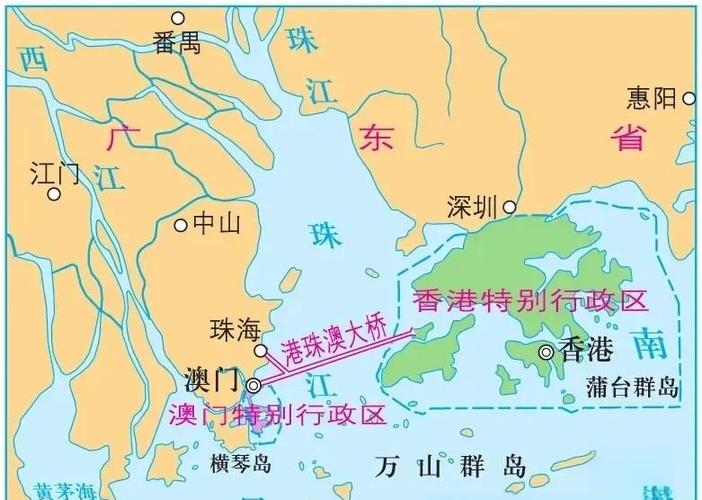 澳门三个岛地图
