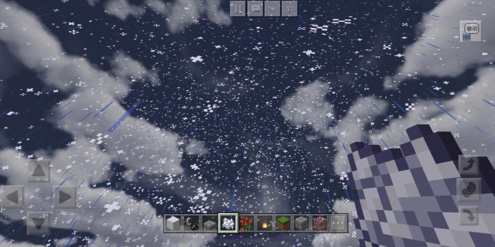 我的世界下雪了