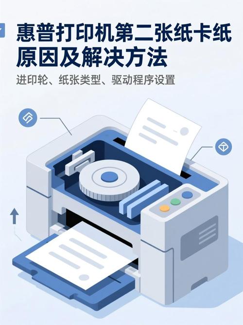惠普打印机连续打印第二张出纸卡纸