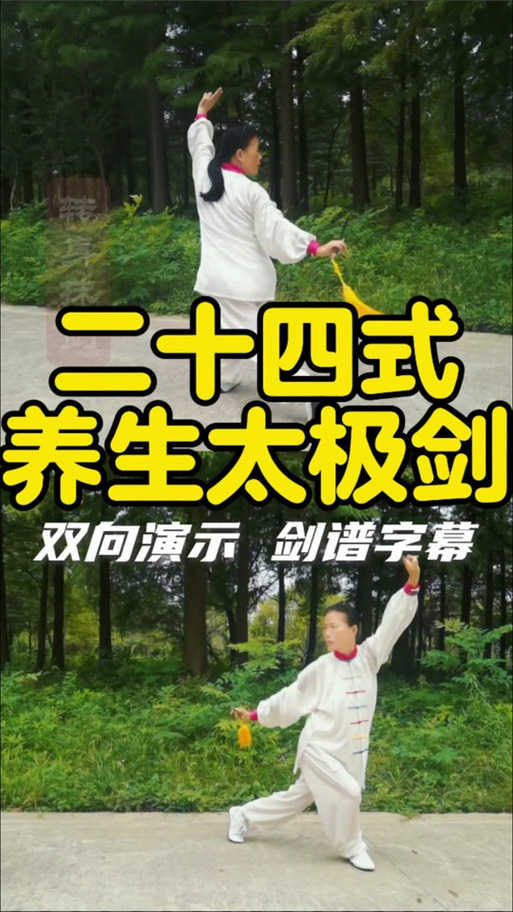 太极剑24式完整教学