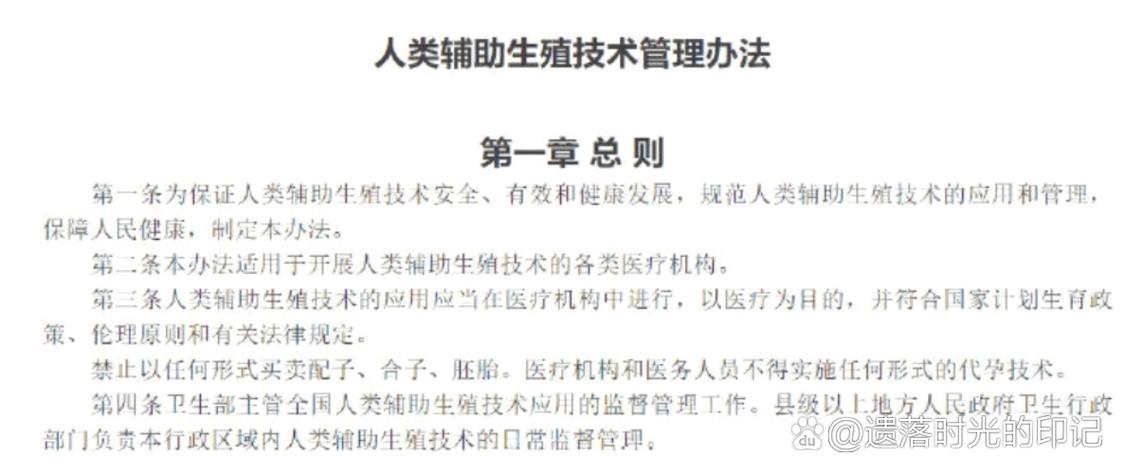 人类辅助生殖技术规范