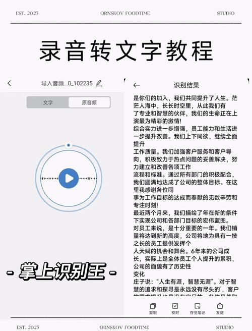 vivo录音转文字方法