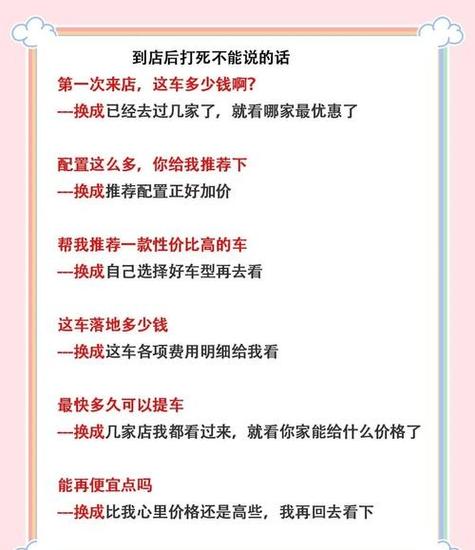 4s店买车怎么砍价砍到最低