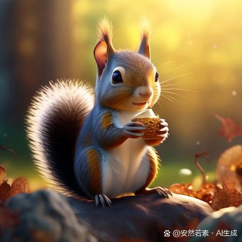 爱囤食物的小松鼠跳跳
