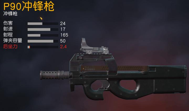 和平精英地铁逃生冲锋枪枪械