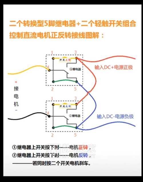 开关按钮的接线方法
