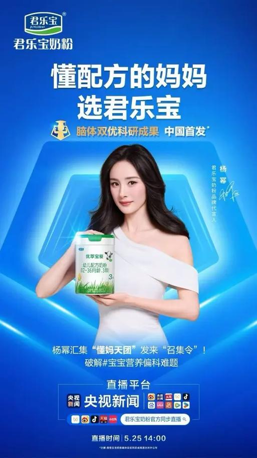 奶粉代言人