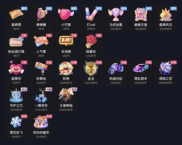 快手背包礼物是什么
