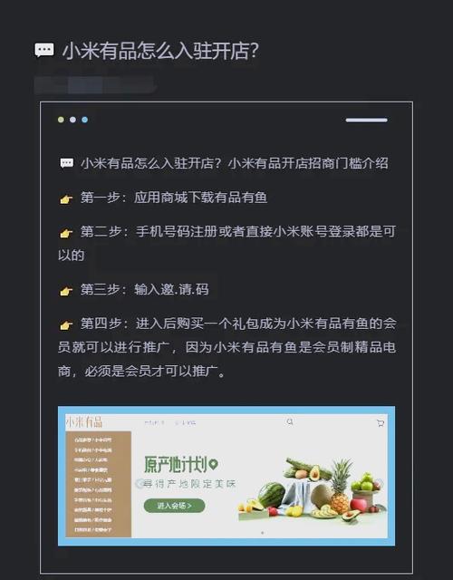 怎么做小米有品的推广