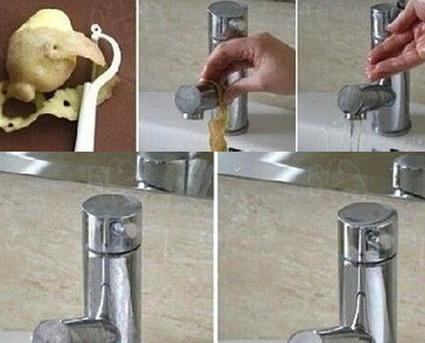 水龙头生锈了怎么清洗