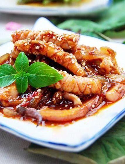 红烧鱿鱼图片真实