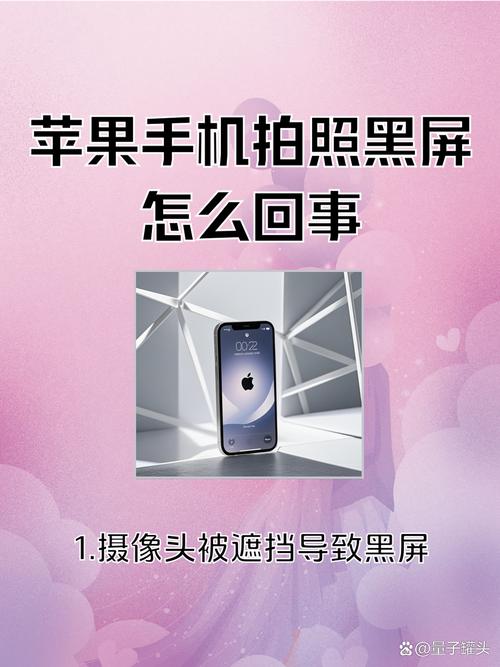 苹果自拍摄像头黑屏