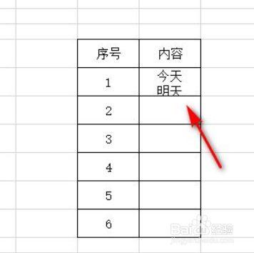 一个单元格里怎么写两行字