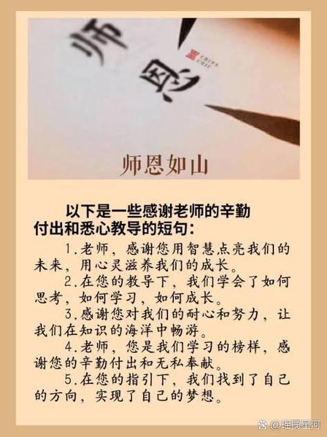 感谢老师的悉心教导