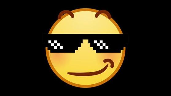 墨镜流泪emoji
