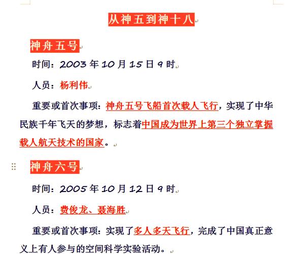 从神五到神十一
