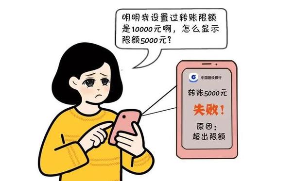 建行卡为什么每天限额5000