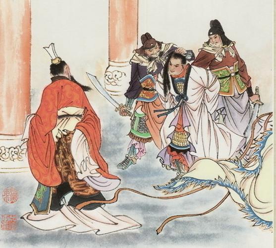 这是三国下邳之战(吕布白门楼殒命)的
