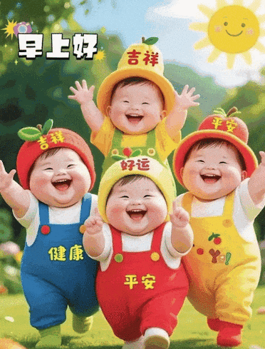 早上好表情包动态图片