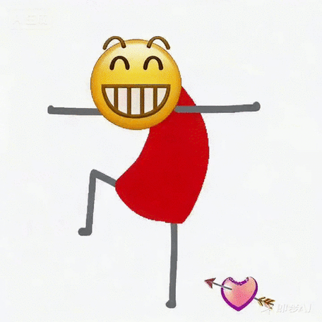 小辫子摇头表情包gif
