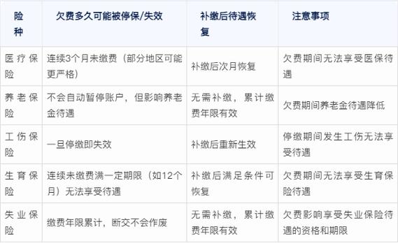 社保欠费多久会被停保