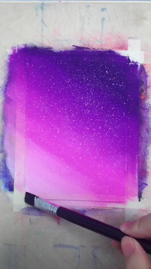 装饰画渐变色的星空是什么内容