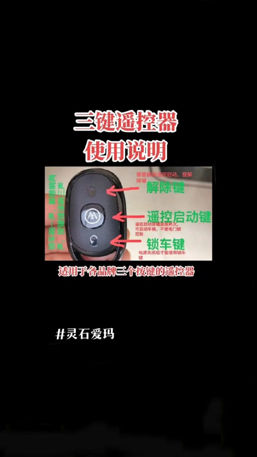 爱玛电动车钥匙按键图解