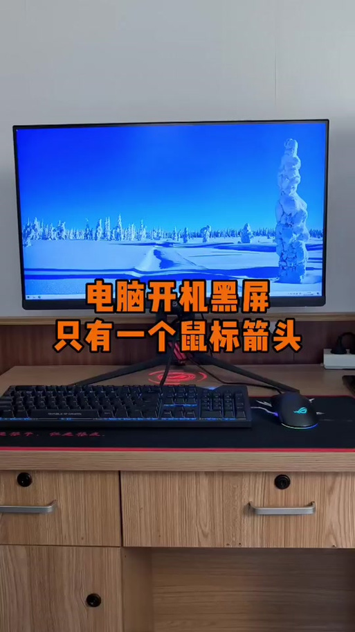 电脑开机后黑屏只有一个鼠标箭头