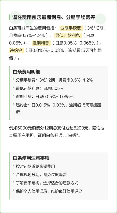 白条一旦开通了就等于白嫖吗