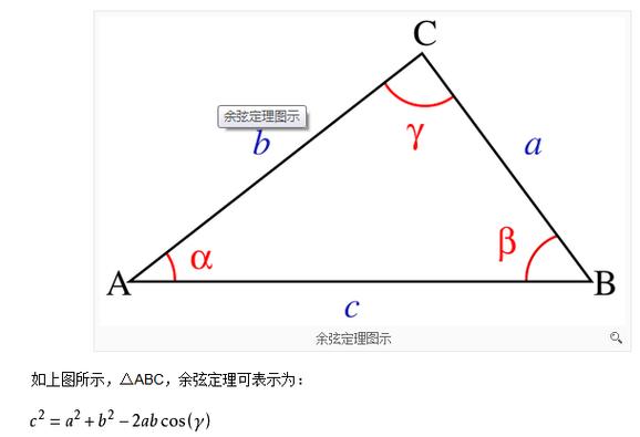 三角形求角度公式