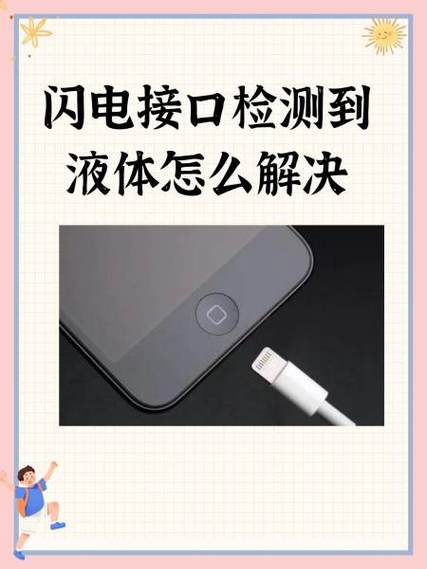 oppo充电显示闪电接口有液体