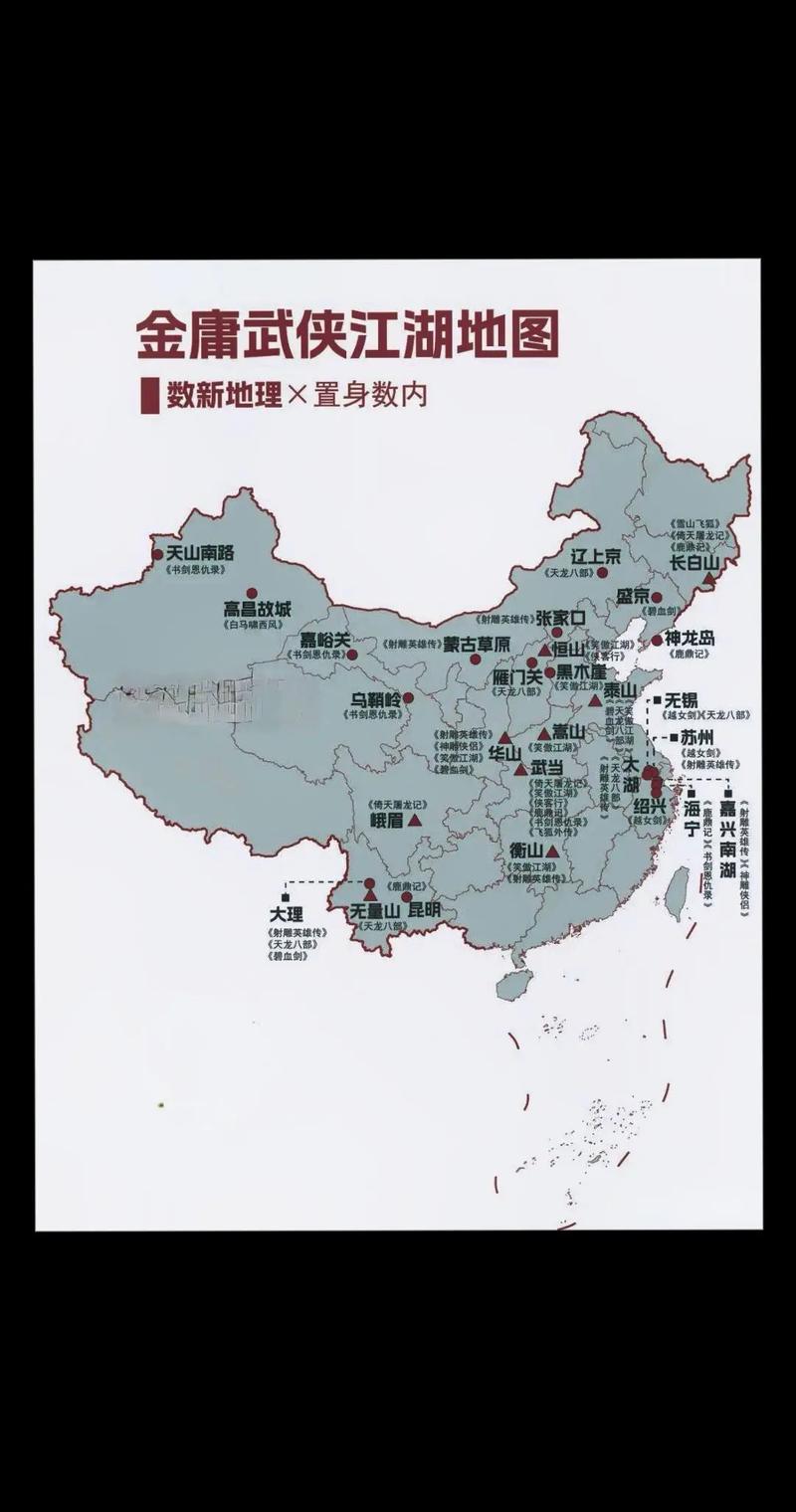 金庸武林地图