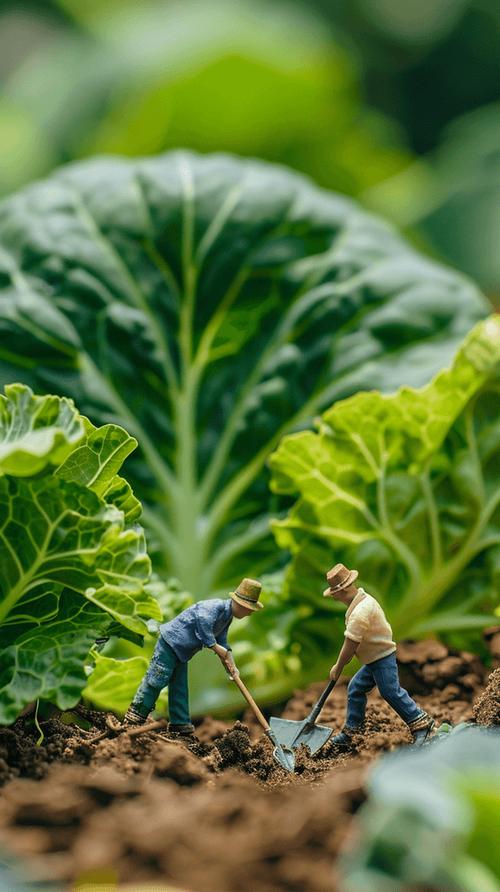 农村种菜发微信朋友圈