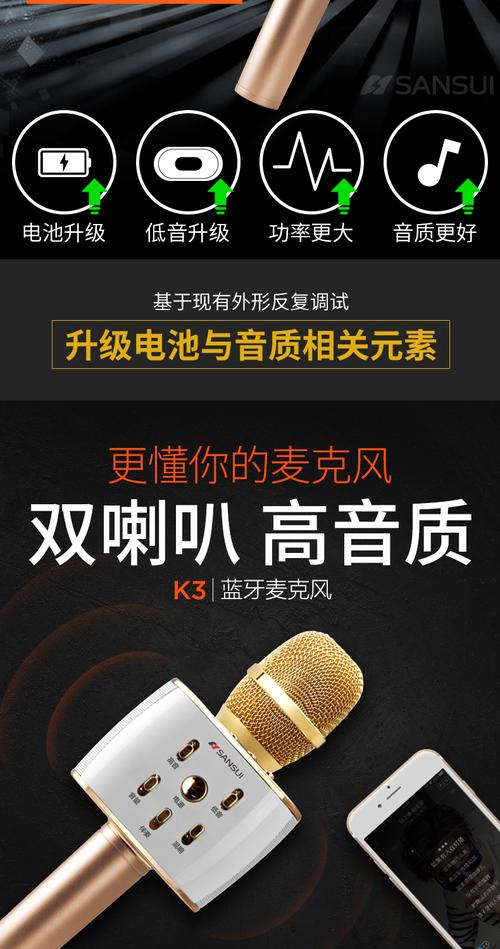 山水无线蓝牙麦克风