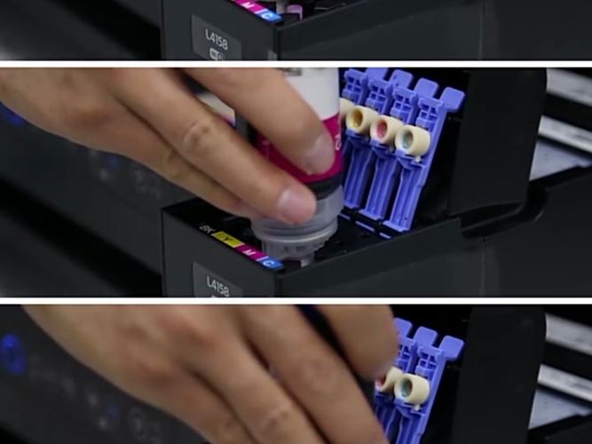 爱普生l4169加墨水教程