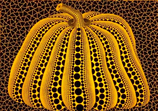 草间弥生插画图标