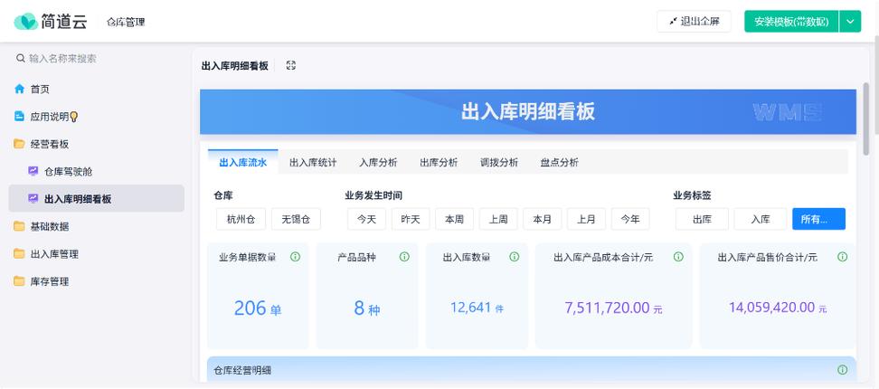 简道云仓库管理系统缩略图