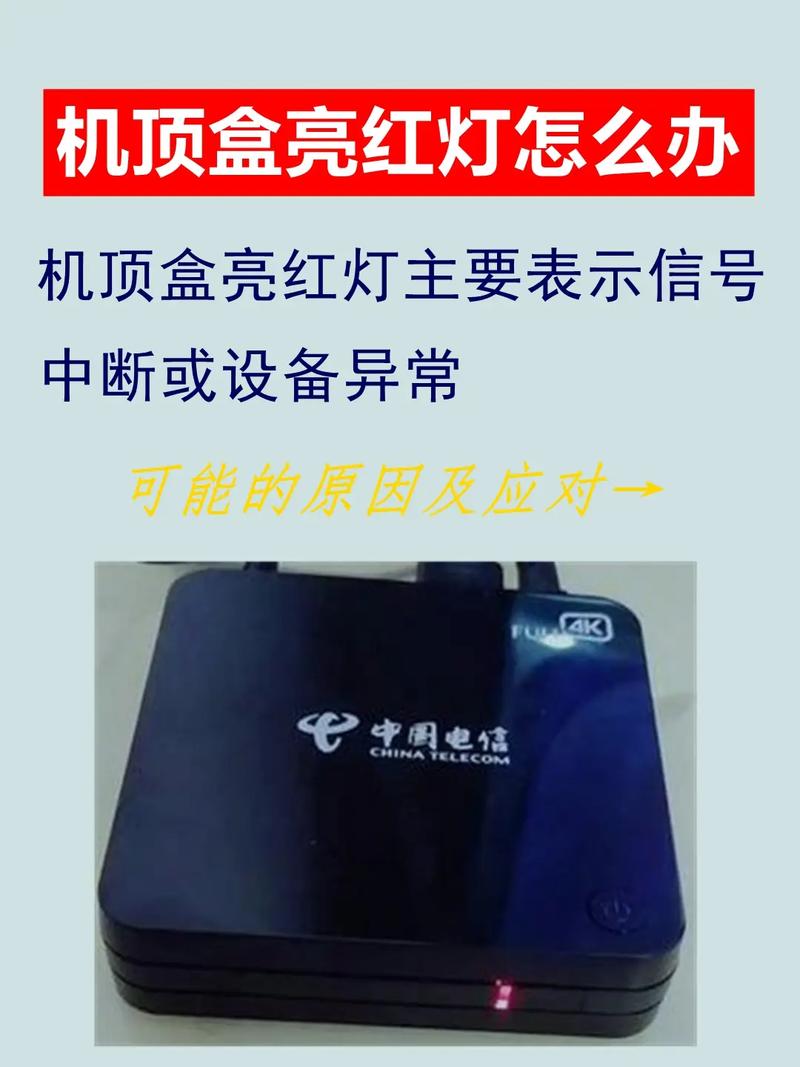 魔百和机顶盒一直亮红灯
