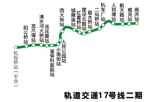 成都17号线站点