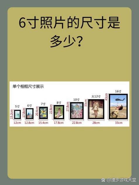 6寸照片多大实物比较