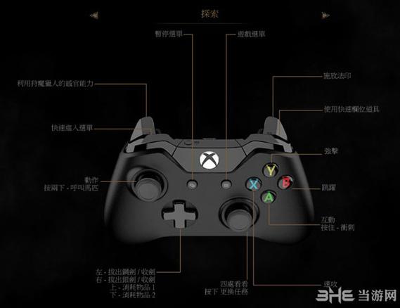 巫师3手柄按键对照表