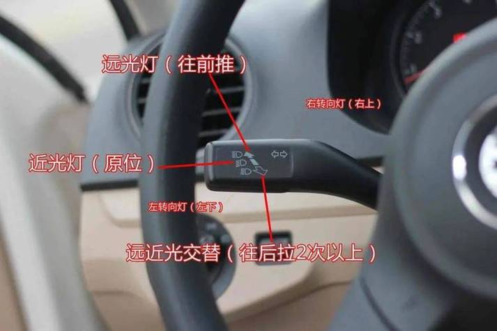 变道时如何使用灯光