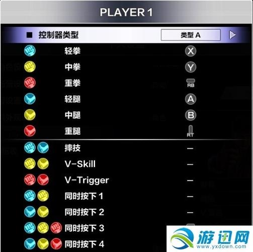 街霸5键盘按键对应图解缩略图