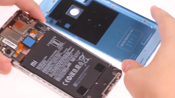 红米note5拆后盖