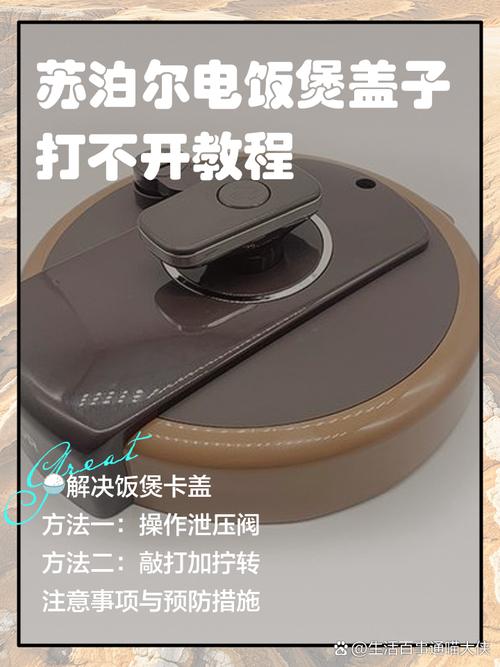 苏泊尔电饭煲锅盖打不开怎么办