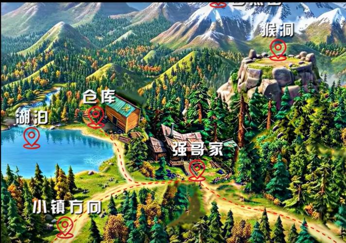 狗熊岭的地图