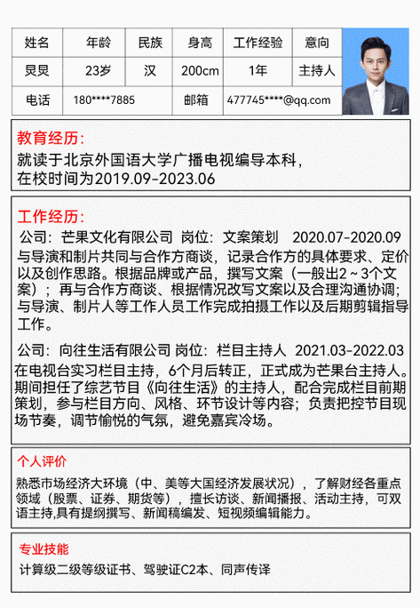 何炅简历 资料个人
